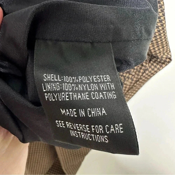 FJ FootJoy DryJoy Herringbone Half Zip Pullover Rain Golf Jacket Size Large - Picture 10 of 13